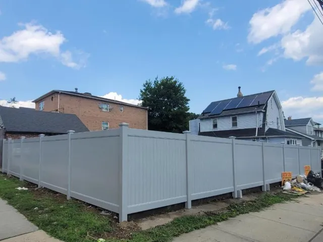Dover residential vinyl fence