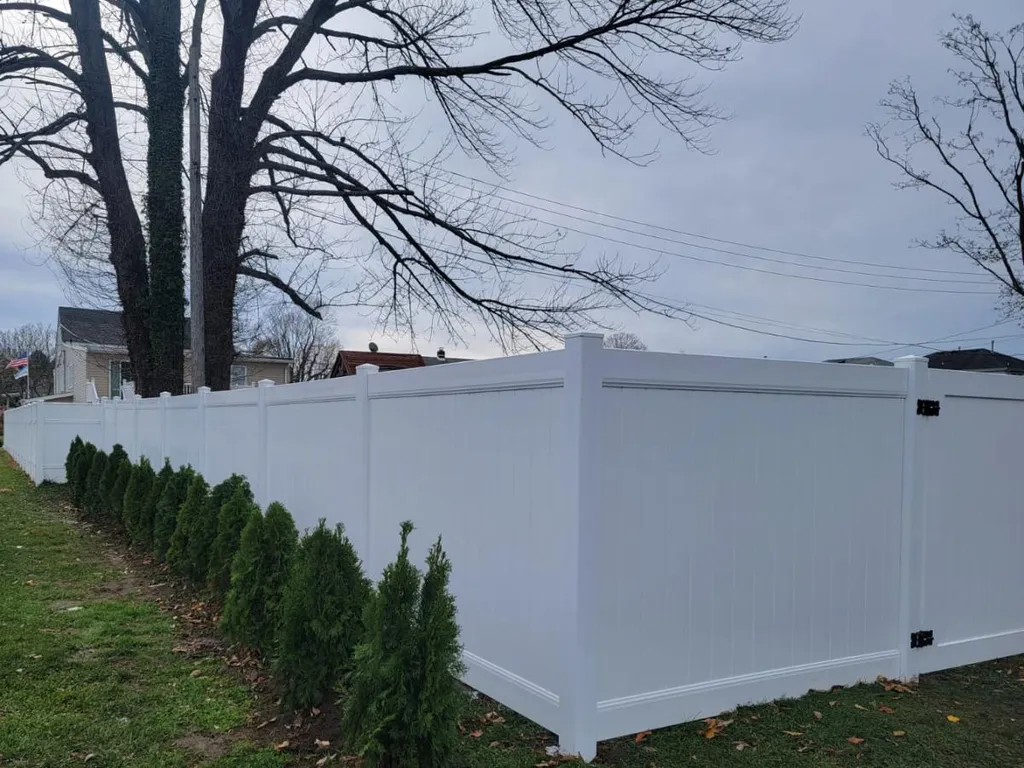 Vinyl fence project