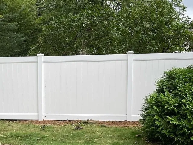 Vinyl fence project