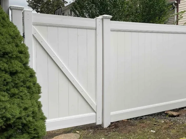 Vinyl fence project