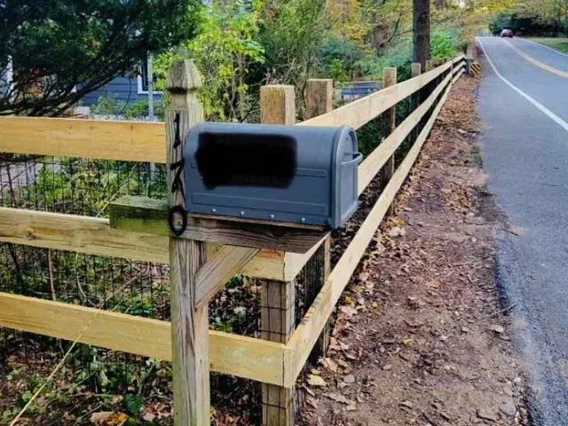 Wood fence project