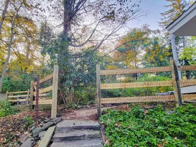 Wood fence project