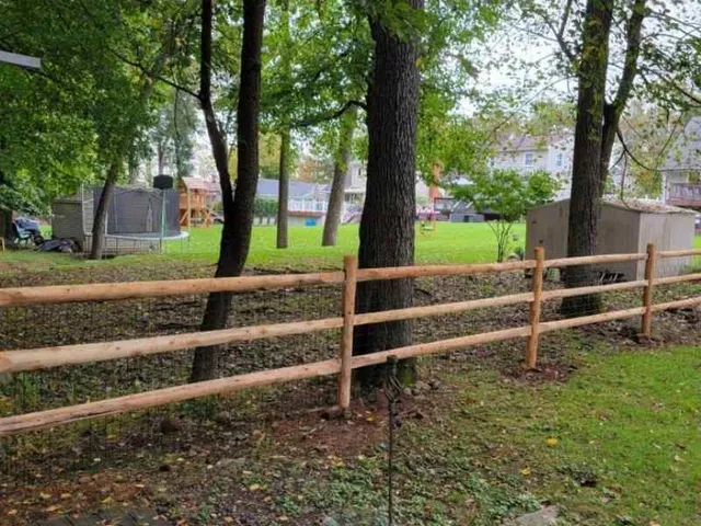 Wood fence project