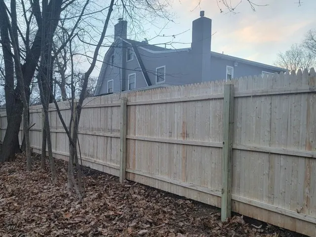 Wood fence project
