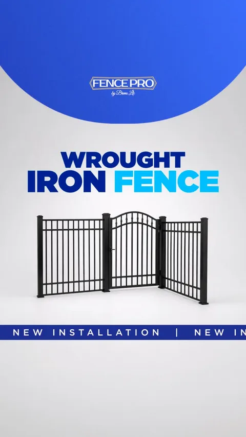 Wrought iron / ornamental gate installation