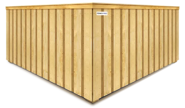 Board on Board wood fence — Fence Pro by Bruno New Jersey