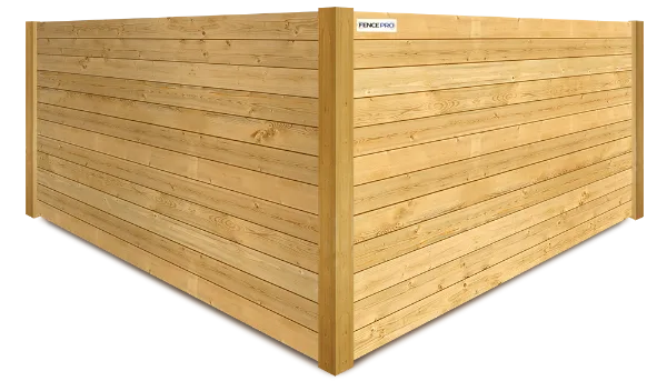 Horizontal wood fence — Fence Pro by Bruno New Jersey